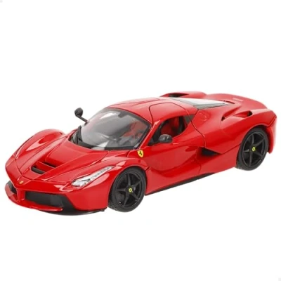 Imagen de Bburago 1/18 Ferrari Race &amp; Play LaFerrari, Color Rojo (18 16001)