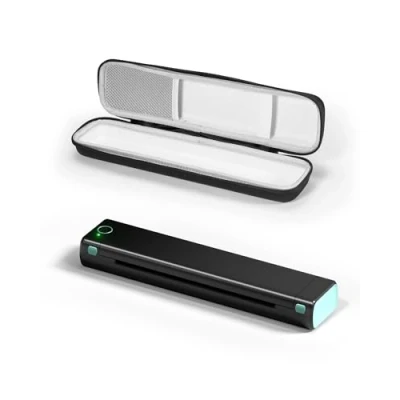 Imagen de Phomemo M08F Impresora Inalámbrica Portátil Bluetooth Móvil Sin Tinta, Compatible con Formato A4, Térmica Smartphone y Portátil,con 1 Custodia