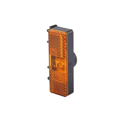 Imagen de HELLA Luz de delimitación lateral LED 24V atornillado/montaje exterior ADR/GGVS Color tulipa: amarillo izquierda/derecha Cant.: 1 2PS 008 643 031