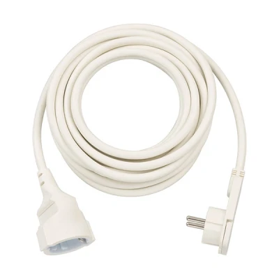 Imagen de Brennenstuhl Cable alargador de 5 m con Enchufe Plano (alargador eléctrico, Plano, para Interiores) Blanco
