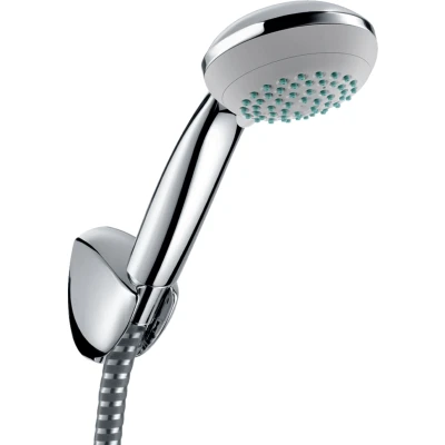 Imagen de Hansgrohe 27558000 Crometta 85 Vario ducha de mano con soporte y flexo, 1,25m, cromo