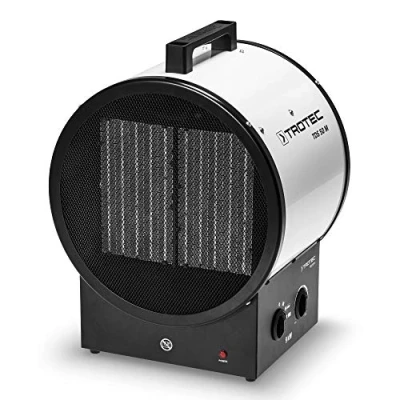 Imagen de TROTEC Calefactor cerámico TDS 50 M de 9 kW, Dos Niveles calefacción más una Etapa separada Aire frío, Protección contra sobrecalentamiento, Duradero, Robusto, silencioso