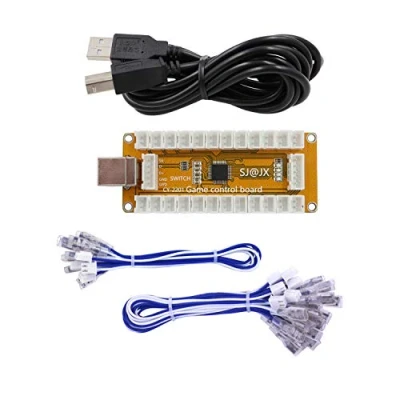 Imagen de SJ@JX Arcade Game USB Encoder Zero Delay Gamepad Button Joystick Controller for Nintendo Switch PC PS3 Raspberry Pi