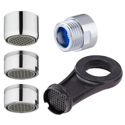 Imagen de KIT AHORRO DE AGUA 1 LLAVE + 3 AireadorES 9L REDUCTOR CAUDAL DUCHA QUICK PLOMBERIE
