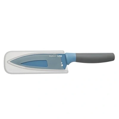 Imagen de Berghoff 3950106 Cuchillo cocinero con pelador hierbas azul 14 cm