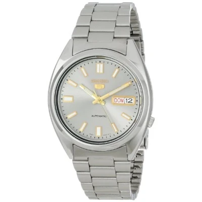 Imagen de Seiko Reloj Analógico Automático para Hombre con Correa de Acero Inoxidable SNXS75K