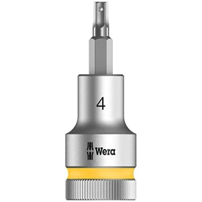 Imagen de WERA 05003820001 8740 C HF Hex Plus 4,0 x 60 mm Vaso de punta Zyklop con función retención 1/2&quot;