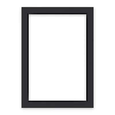 Imagen de nielsen Conservation Passepartout 1,5 mm, tamaño exterior 50x70 cm para cuadros 40x60 cm, negro liso