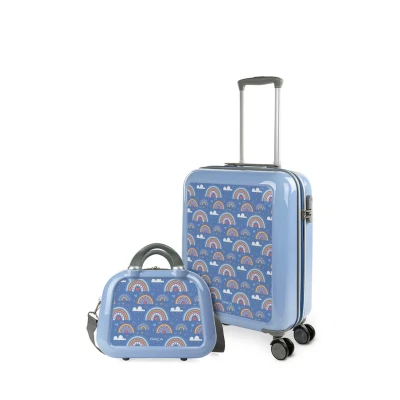 Imagen de Itaca Viaje PC Trolley para niños, Talla: One Size, Azul arcoiris