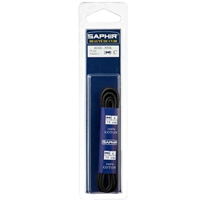 Imagen de SAPHIR Cordones redondos (75 cm), color negro