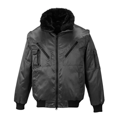 Imagen de Portwest Cazadora Pilot, Tamaño: 4XL, Color: Negro, PJ10BKR4XL