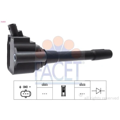 Imagen de FACET 9.6551 Bobina de encendido FIAT: Tipo Hatchback, Familiar, Berlina
