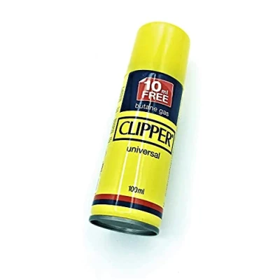 Imagen de LEOFLA Clipper Universal de butano para la Recarga encendedores Gas, 100 ml, Variable, Media