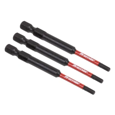 Imagen de Sealey AK8261 Juego de 3 brocas hexagonales 75 mm y impacto