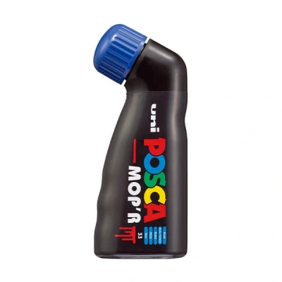 Imagen de Posca Uni Ball 183251 Marcador Mop&#039;R Pcm 22, Punta De Sello Redonda 3 19 Mm, Azul, 1 Pieza, Forma Ergonómica