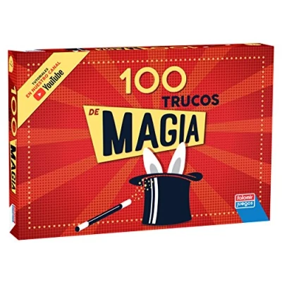 Imagen de Falomir Caja Magia 100 Trucos Juego de Mesa, +7 años, multicolor, (1060)