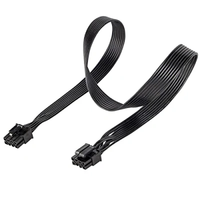 Imagen de YieJoya conector de CPU 8 pines a (4+4 extraíbles), EPS 12 V, adaptador red para fuente alimentación modular Corsair (62 cm/24,4 pulgadas)
