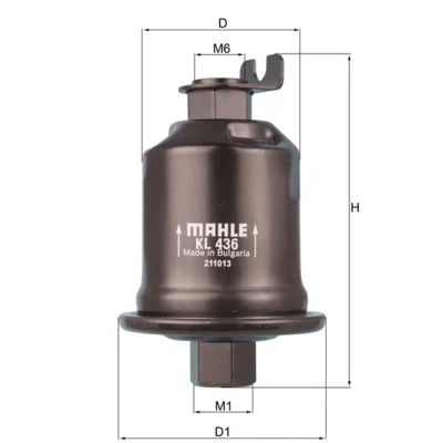 Imagen de MAHLE ORIGINAL KL 436 Filtro Combustible de tubería MITSUBISHI: Carisma Hatchback, Berlina