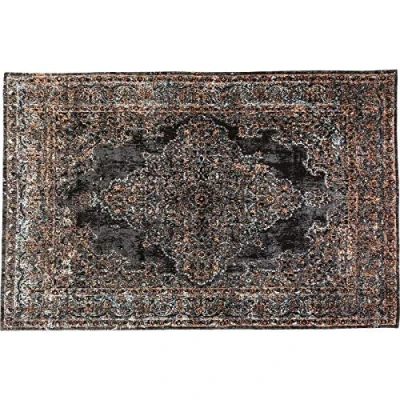 Imagen de KARE Kelim Pop Alfombra, negro marrón, 200x300