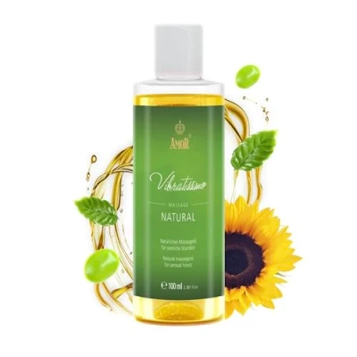 Imagen de “Natural de Vibratissimo: aceite masaje para un placer sensual, afrodisíaco, erótico, 100 ml