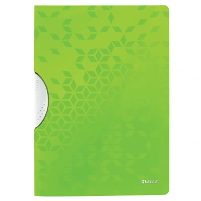 Imagen de Leitz Carpeta ColorClip A4, Capacidad para 30 Hojas, Plástico Flexible, Gama WOW, Verde, 41850154
