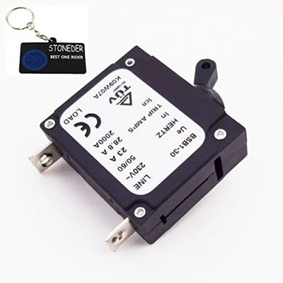 Imagen de STONEDER Disyuntor de circuito 23 A en BSB1 30 230 V 2000 para generador chino 28.8 amperios viaje HERTZ 50/60