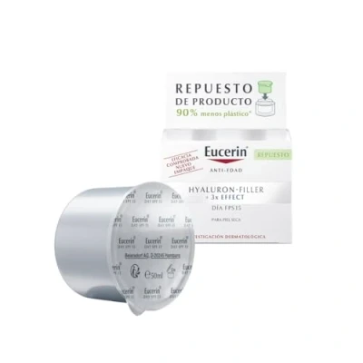 Imagen de Eucerin Hyaluron Filler Crema de Día Recambio SPF 15 50 ml
