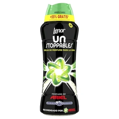 Imagen de Lenor Unstoppables Perlas Lavadora Perfumadas, 38 Lavados 510g Formato XL, Suavizante para Ropa, Potenciador de Frescor el Lavado, Fragancia Ariel