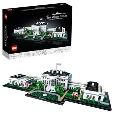 Imagen de LEGO 21054 Architecture La Casa Blanca, Maqueta para Construir Adultos, Decoración de Estados Unidos, DIY, Idea Regalo Original