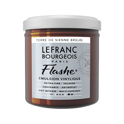 Imagen de Lefranc Bourgeois Acrílico, Tierra De Siena Tostada, 125ml Tube Vinylfarbe