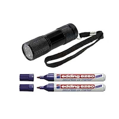 Imagen de Rotulador UV Nº 8280 Edding, 1, + lámpara 9 LED, 1
