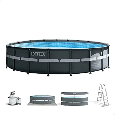 Imagen de Intex Piscina elevada redonda Ultra XTR Frame 549x132 cm con depuradora (55217)