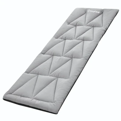 Imagen de KingCamp Cojín de algodón para cama campamento, muy ligero y portátil, multiusos camping, tumbona jardín, también como esterilla dormir o manta viaje,
