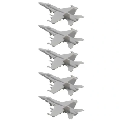 Imagen de 5 Piezas, Escala 1/2000 1/350, Modelo Militar, Avión De Combate F 18C Super Hornet, Molde For DIY(1/350 (49mm))