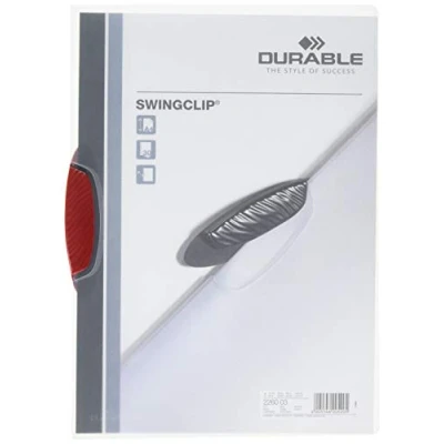 Imagen de Durable 2260/32 Carpeta de clip swing para 1 30 hojas A4 Rojo (1 unidad)