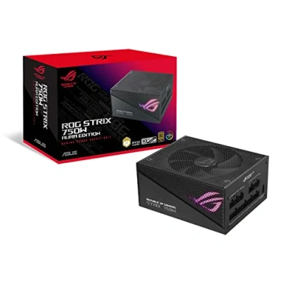 Imagen de ROG Strix 750W Gold Aura Edition Fuente de alimentación modular (80+ Gold, ATX 3.0, Lambda A++, compatible con PCIe Gen 5.0, ventilador Axial tech, Sync, 10 años garantía)