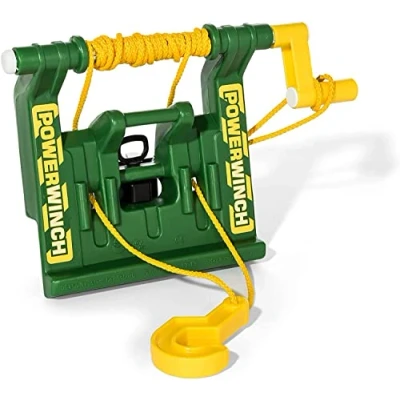 Imagen de Rolly Toys RollyPowerwinch Cabrestante de cable John Deere (para vehículos RollyToys, montaje delantero o trasero, para niños a partir 3 años, verde) 408986