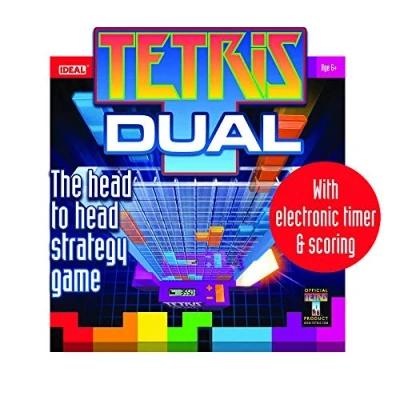 Imagen de Ideal , Tetris Dual Game: Head to Strategy Game, Tetris, For 2 Players, Ages 6+