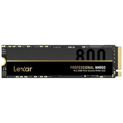 Imagen de Lexar Professional 1TB NM800 M.2 2280 PCIe Gen4x4 NVMe SSD Interno, Hasta 7400 MB/s de Lectura, Para los Jugadores y Profesionales Creativo (LNM800X001T RNNNG)