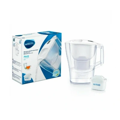 Imagen de ¡Oferta 7% ! Brita Marella Blanca 2F Mxpro Jarra Purificadora Y Filtro