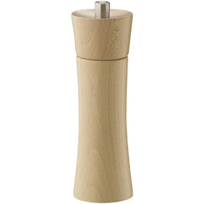 Imagen de Zassenhaus Frankfurt Molinillo de pimienta (18 cm, madera haya, con mecanismo cerámica alto rendimiento, relleno)