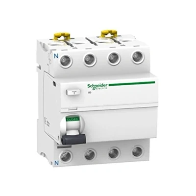 Imagen de Schneider Electric A9R61440 iID Interruptor Diferencial, Clase A SI, 4P, 40A, 30mA, 73.5mm x 72mm 91mm, Blanco
