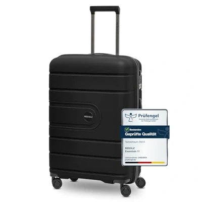 Imagen de REDOLZ Essentials 11 + BC, Negro , Koffer M (67 cm), Carro rígido con ruedas giratorias