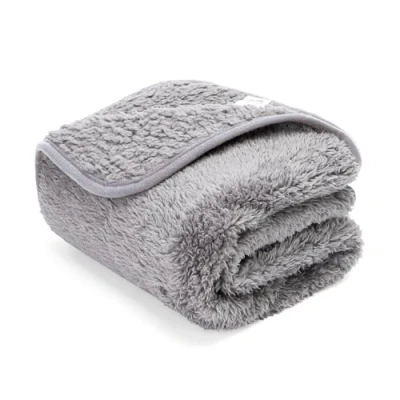 Imagen de Nobleza Manta Suave de Felpa para Perros Gatos y Otras Mascotas Lavable Color Gris Claro 100 * 80cm