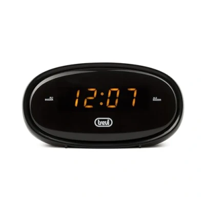 Imagen de Trevi EC 880 Reloj Digital con Despertador, Negro, 13.5 x 6.5 5 cm, 13.5x6.5x5 cm