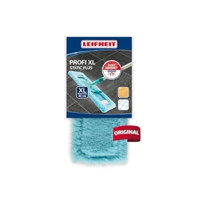 Imagen de Leifheit funda de recambio para mopa Profi XL static plus, poliéster lavable superabsorbente, apta todo tipo suelos, a 40ºC