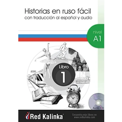 Imagen de Historias en ruso fácil. Nivel A1. Libro 1: Con traducción al español y audio (LECTURA FACIL)