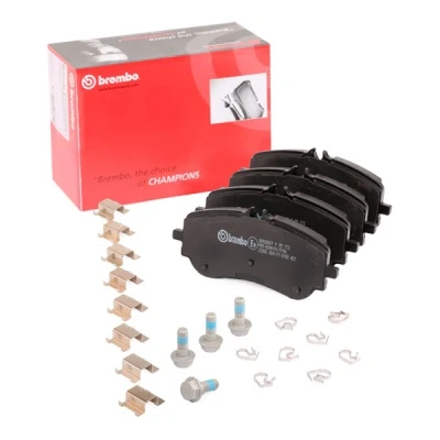Imagen de BREMBO P 85 172 Juego de pastillas freno excl. contacto avisador desgaste con tornillos pinza accesorios VOLKSWAGEN: Crafter Furgón
