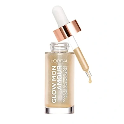 Imagen de L&#039;Oréal Paris Make up designer Glow Mon Amour Highlighting Drops 01 Ivory Rozswietlacz W Plynie Ml, Sparkling Love (01), 15 Mililitro