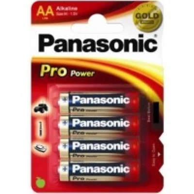 Imagen de Pilas AA Panasonic LR6 Pro Power, 4 uds